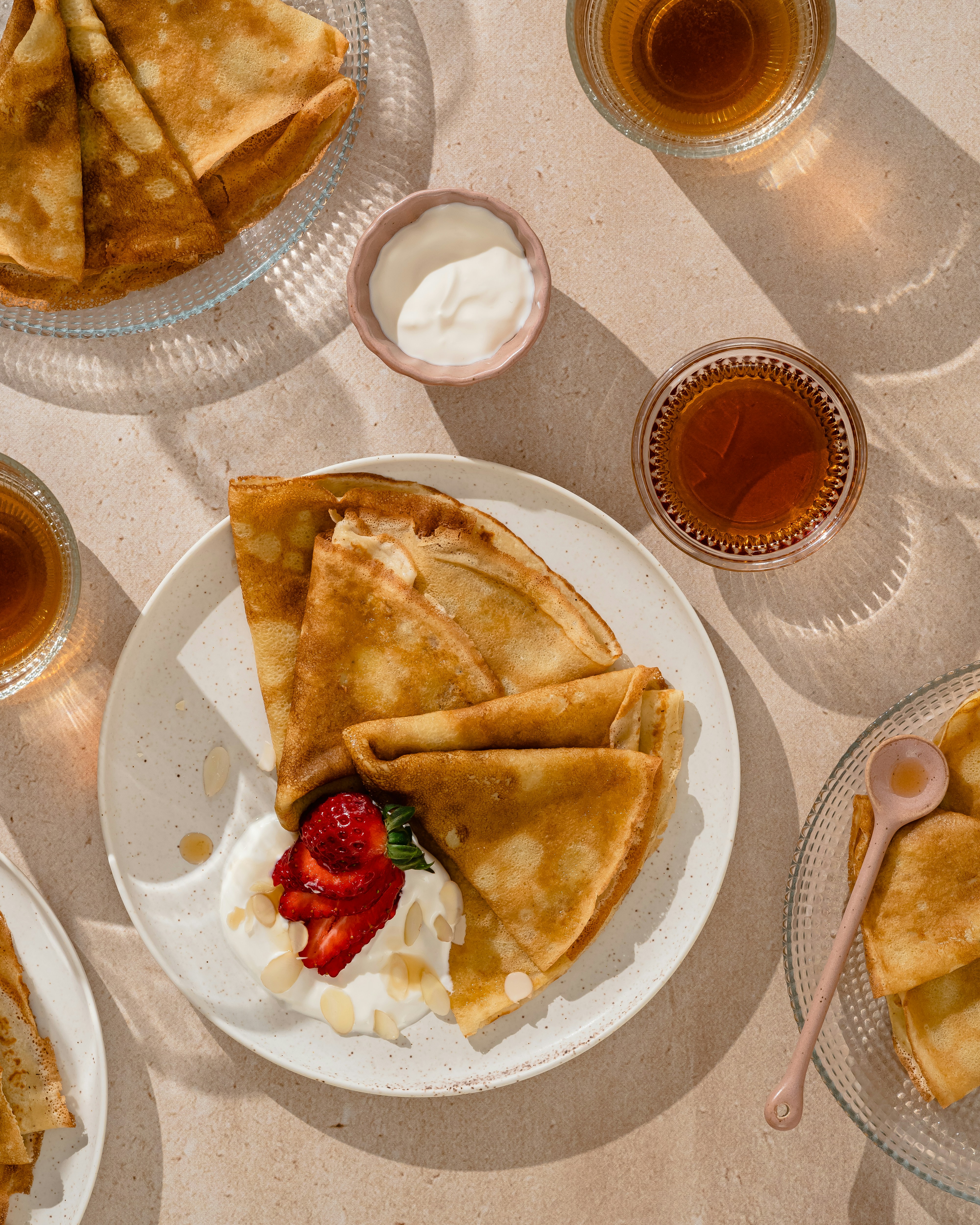 Traditional Moroccan breakfast