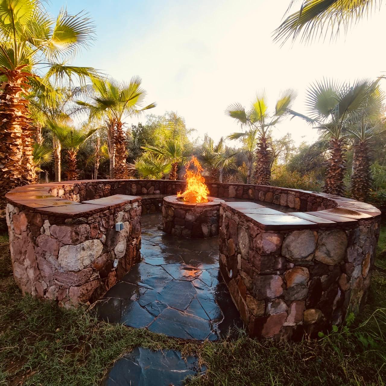 Luxury Moroccan villa interior